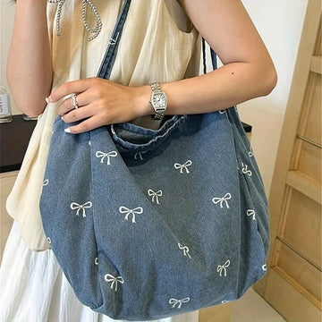 The Sunday Morning Denim Tote