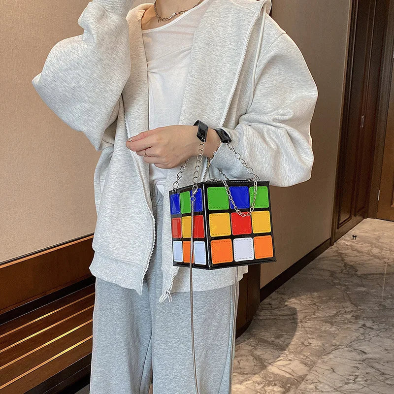 The Retro Rewind 80's Cube Bag