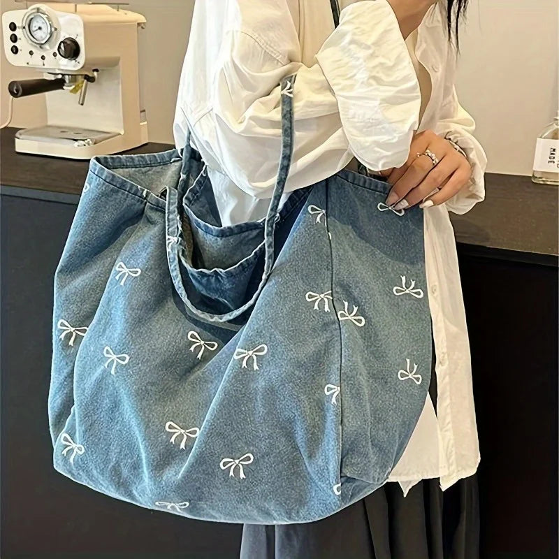 The Sunday Morning Denim Tote